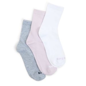Ladies 3-Pack Short Crew Socks